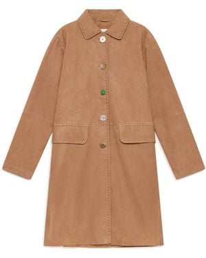 Maliparmi Single-Breasted Coats - Marrón