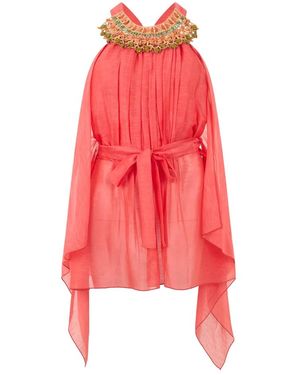 Alberta Ferretti Blouses - Red