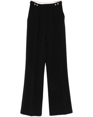 Elisabetta Franchi Schicke Nero Hose Für Frauen - Schwarz