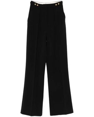 Elisabetta Franchi Wide Pants - Black