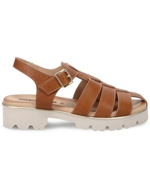 Sangiorgio Flat Sandals - Marrón