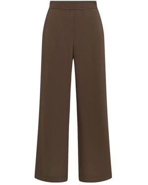Maliparmi Wide Trousers - Marrone