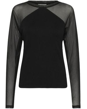 Karen By Simonsen Long Sleeve T-Shirts - Black