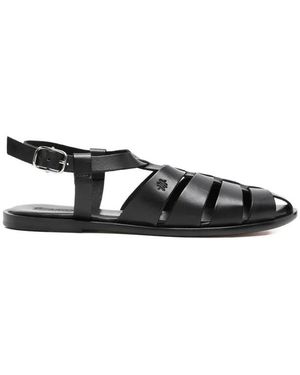 Dragon Diffusion Flat Sandals - Negro
