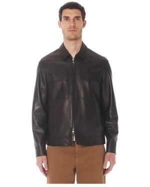 The Jack Leathers Leather Jackets - Black