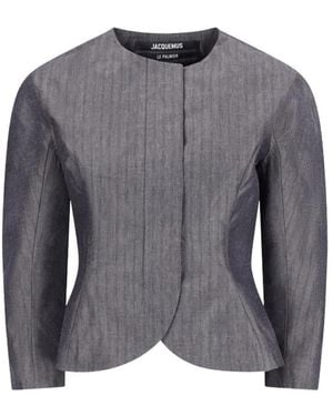 Jacquemus La Veste Palmier - Grijs