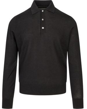 Canali Polo Shirts - Negro