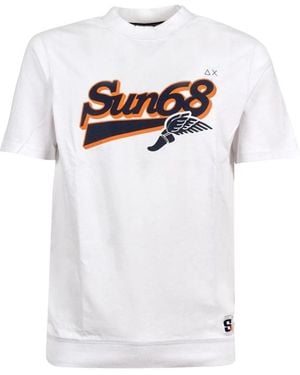 Sun 68 T-Shirts - Bianco