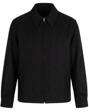 Kaptain Sunshine Jassen ,Zwart ,Linnen Fly Blouson