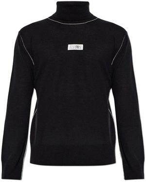 MM6 by Maison Margiela Turtlenecks - Black