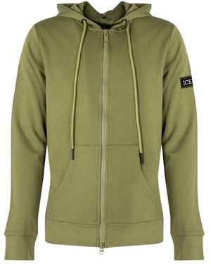 Iceberg Zip-Through Hoodie - Grün
