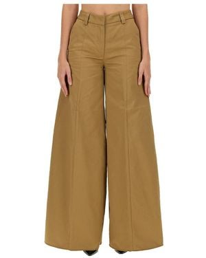 Thelatest Wide Trousers - Green