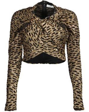 Rabanne Long Sleeve Tops - Black
