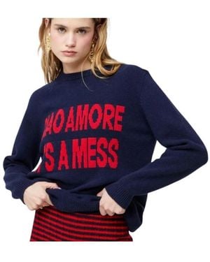 Giada Benincasa Round-Neck Knitwear - Blue