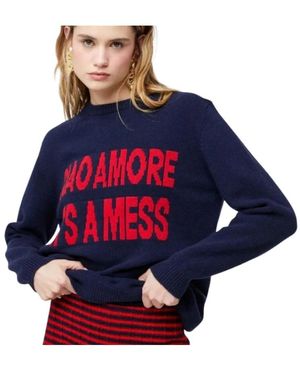 Giada Benincasa Round-Neck Knitwear - Bleu