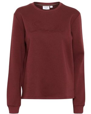 Saint Tropez Chocolade Sweatshirt Stijlvol Model - Rood