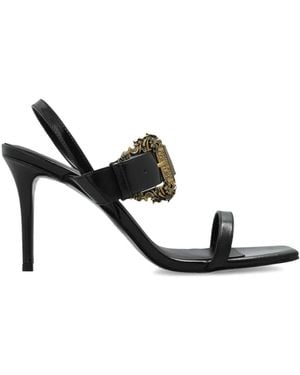 Versace Jeans Couture High Heel Sandals - Black