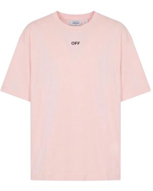 Off-White c/o Virgil Abloh T-Shirts - Pink