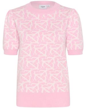 Saint Tropez Tender touch st feu pullover sweater - Rosa