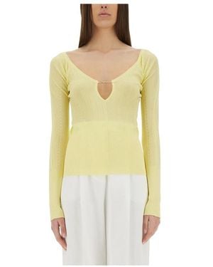 Jacquemus Long Sleeve Tops - Jaune