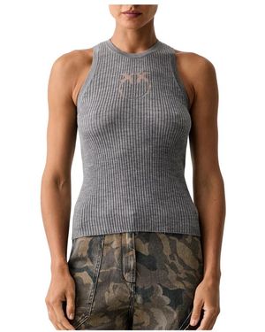 Pinko Sleeveless Tops - Gris