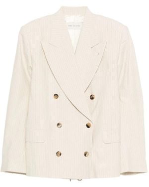 Dries Van Noten Jassen ,Nylon Blazer - Naturel
