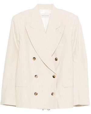 Dries Van Noten Jassen ,Nylon Blazer - Naturel