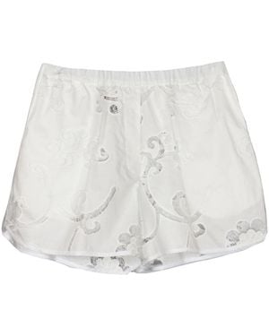 Semicouture Short Shorts - Natural