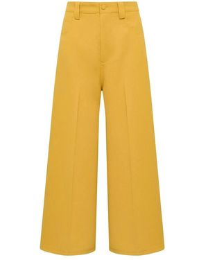 Maliparmi Wide Trousers - Yellow