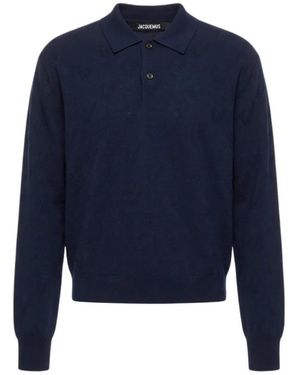 Jacquemus Le Polo Maille Abbracio - Blauw
