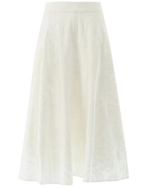 Van Laack Midi Skirts - Blanc