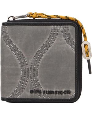 DIESEL Kompakte, Elegante Geldbörse - Grau