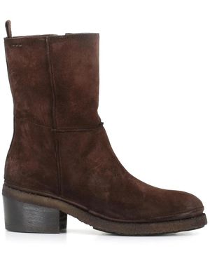 Alexander Hotto Heeled Boots - Marrone