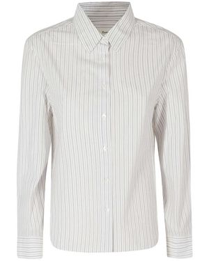 DUNST Overhemden ,Grijs ,Katoen Essential Shirt