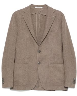 Tagliatore Einreihiger Blazer - Braun