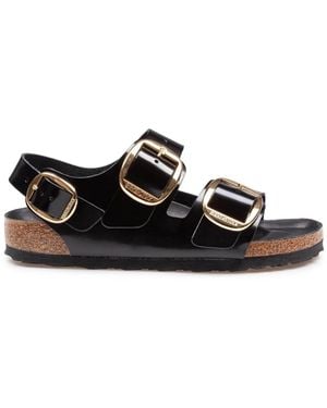 Birkenstock Flat Sandals - Negro