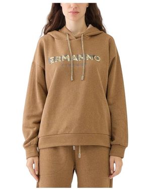 Ermanno Scervino Hoodies - Brown
