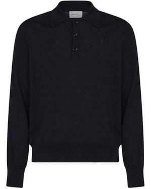 Ami Paris Polo Shirts - Negro