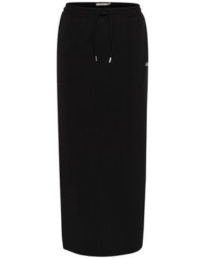 Gestuz Rokken ,Zwart ,Sportieve Maxi Rok