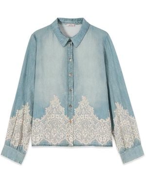 Oltre Denim Shirts - Bleu