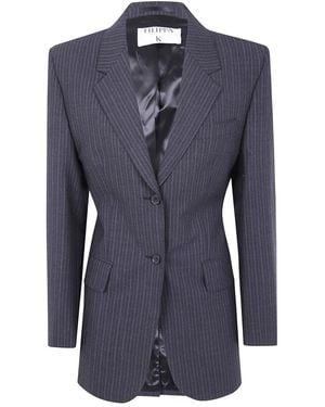 Filippa K Pinstripe Blazer - Blau