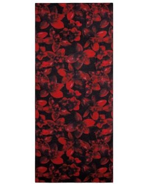 Desigual Eleganter Blumen-Polyesterschal - Rot