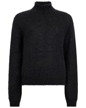 Alberta Ferretti Pullover Mit Hohem Kragen - Schwarz