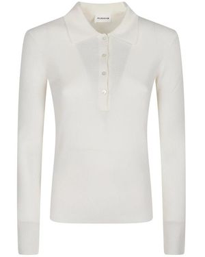 P.A.R.O.S.H. Truien & Vesten ,Wit ,Lange Coltrui Met Lange Mouwen