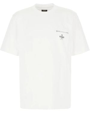 Fendi T-Shirts - Blanco