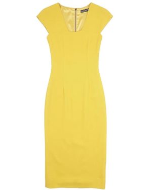 Dolce & Gabbana Short Dresses - Yellow