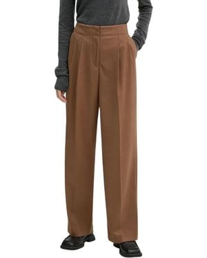 2nd Day Wide Trousers - Marrone