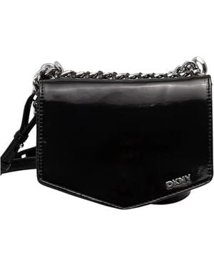 DKNY Riona Flap Crossbody - Schwarz