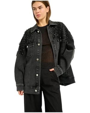 Gestuz Denim Jackets - Black