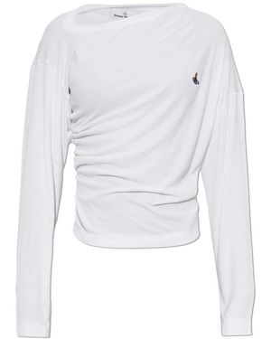 Vivienne Westwood Long Sleeve T-Shirts - White